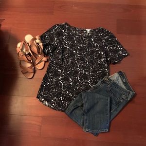 J.crew Lace S/S Top
